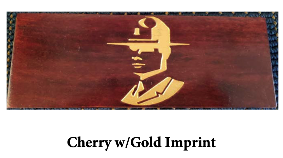 Cherry with Gold Imprint